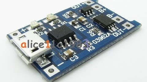 New TP4056 Lithium Cell Charger Module with Battery Protection