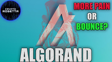 ⚠️CLOSE TO A BOTTOM?⚠️  - ALGO ALGORAND Price UPDATE - Technical Analysis and Elliott Wave Analysis