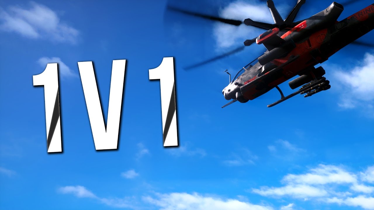 Battlefield 4 1v1 Heli Match + A Challenge?