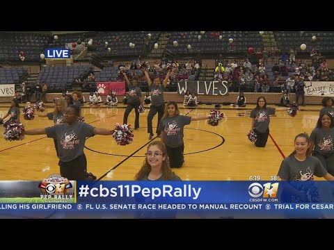 CBS 11 Pep Rally: Mansfield Timberview High School Celebrities