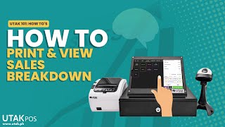 How To Print & View Sales Breakdown