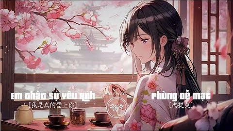[Lyrics - Pinyin - Vietsub] || Em Thật Sự Yêu Anh / 我是真的愛上你 - Phùng Đề Mạc / 馮提莫