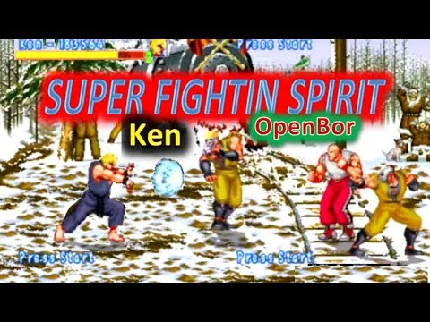 Super Fightin Spirit - Ken - OpenBor (Full Gameplay)