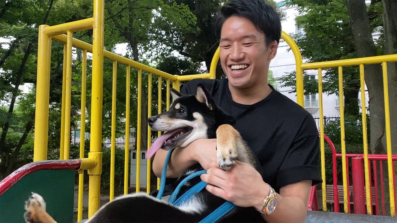朝倉海が大吉くんのおさんぽしてくれました Youtube