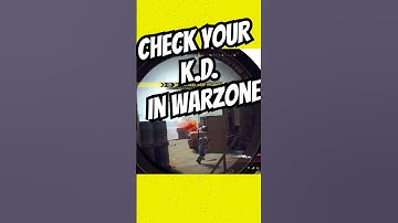 How to check your K.D. in Warzone BO6