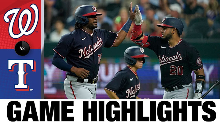 Nationals vs. Rangers Game Highlights (6/24/22) | MLB Highlights