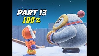 SUPER MARIO ODYSSEY Walkthrough Part 13 - 100% Snow Kingdom  (Let's Play Commentary)