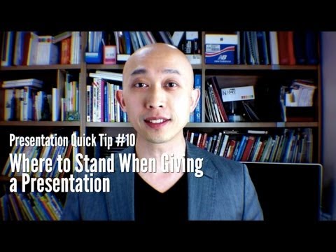 Presentation Quick Tip #10 Where to Stand When Giving a Presentation