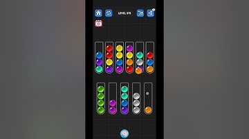 Lv 375 Ball Sort Puzzle - Color Game / 顏色分類遊戲 / ボールソーティングパズル (Guru Game)  #ballsortpuzzle