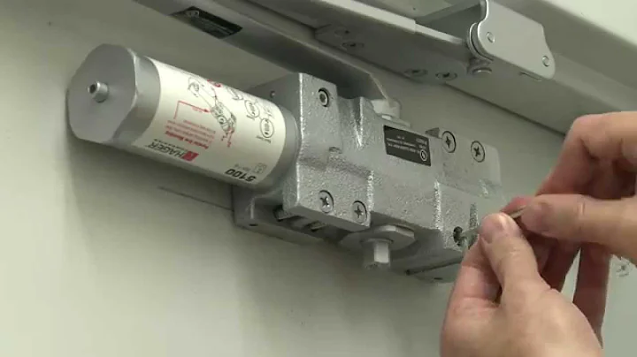 Adjusting the Hager 5100 Door Closer