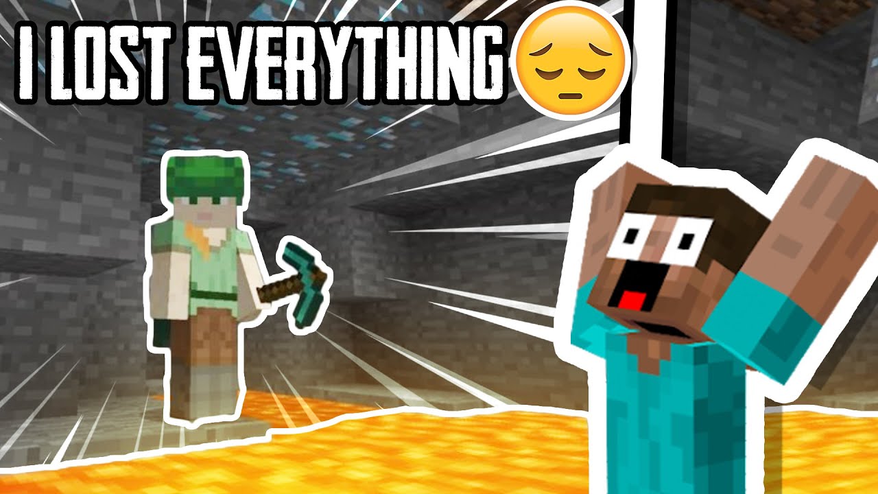 I LOST EVERYTHING IN MINECRAFT 😔😢 FT @KKLPlays - YouTube