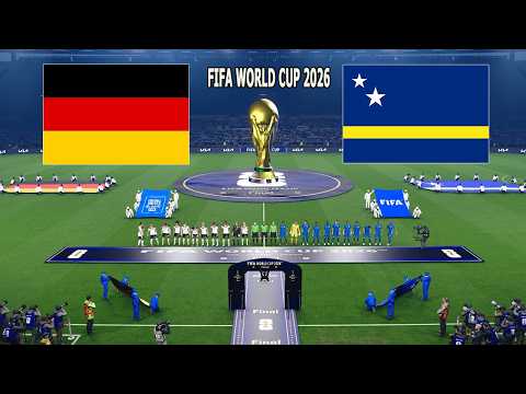 GERMANY vs CURACAO | FIFA World Cup 2026 USA | All Goals | PES Gameplay