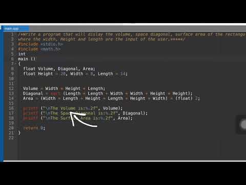 CALCULATNG THE RECTANGULAR PRISM || PROGRAMMING 2.0