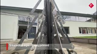 Klaipėdos apskrities I. Simonaitytės viešosios bibliotekos iniciatyvą „Kalėdų eglučių kiemelis“