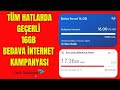 Vodafone Turkcell Türk Telekom Bedava 16gb İnternet Kampanyası 2025 (Yeni video)