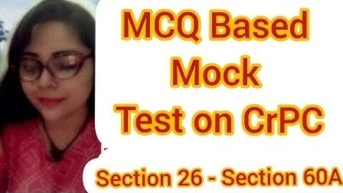 Mock Test on CrPC | Section 26 -60A #crpc #judiciary #mocktests #importantquestionsipc #rjs