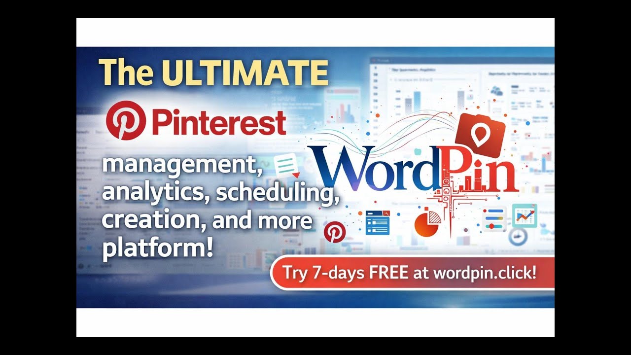The ULTIMATE Pinterest management, analytics, scheduling, creation, and more platform!