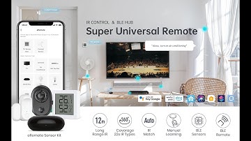 LinknLink eRemote 2-in-1 IR Universal Remote with BLE Hub Feature | Quick Tutorial
