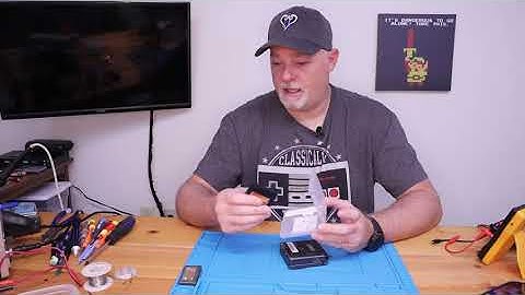 How to clean the cartridge port on a Gamboy Advance SP.