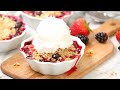 Summer Berry Crisps | Easy + Delicious Summer Baking