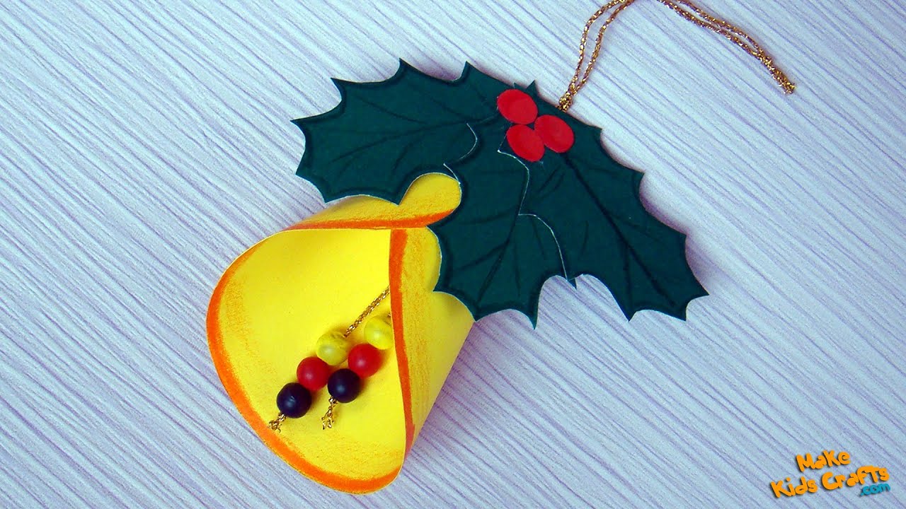 How to make a Christmas Bell Decoration? - YouTube