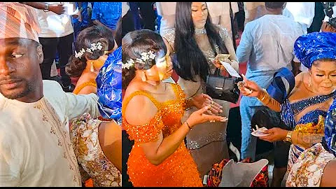 Adeniyi Johnson,Ijebuu, Afeez Owo, & Sikiratu Sindodo Join In The Spraying At Regina Chukwu Birthday