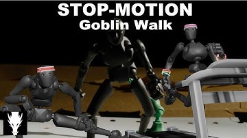 Goblin Character Walk - Stop Motion Animation