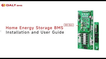 Tutorial How to install our new 4th Gen home energy storage BMS