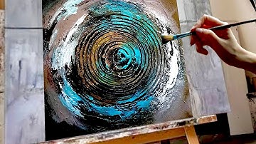 Mastering TEXTURED ABSTRACT Art on Canvas / Texture ACRYLIC Painting Step by Step