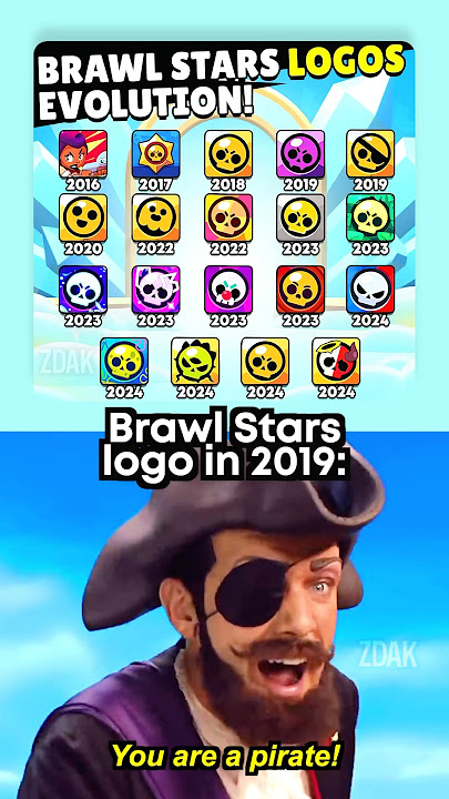 Brawl Stars logo evolution 🏴‍☠️