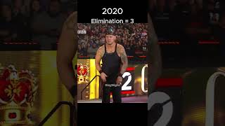 Every Baron Corbin Royal Rumble Elimination Edit