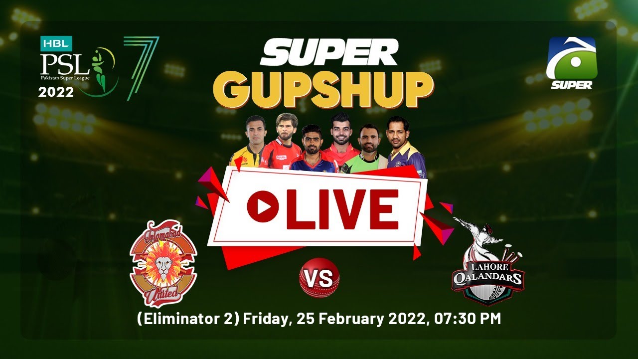 psl match today live streaming