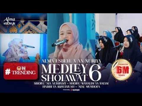 ALMA ESBEYE x AN NURIYA II MEDLEY SHOLAWAT 6 LIVE at PONPES AL BAQOROH LIRBOYO
