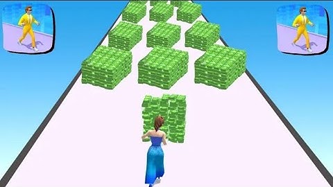 Money run 3D - All Levels Gameplay Android,ios Walkthrough Mobile Game New Update (Levels 1-5)