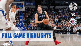 Luka Doncic (44 points) Highlights vs. LA Clippers | 11/10/23