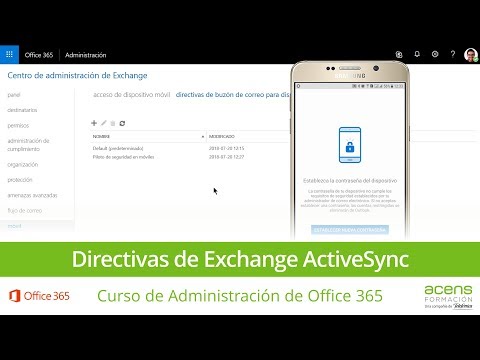 Directivas de Exchange ActiveSync - Curso de Administración de Office 365 de acens (8/8)