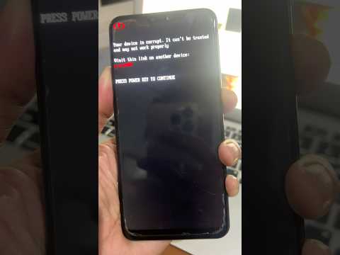 Asus your device is corrupt solution!!! Press the power button for a few seconds