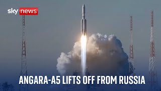 Angara-A5 rocket launch from Russia’s Vostochny cosmodrome