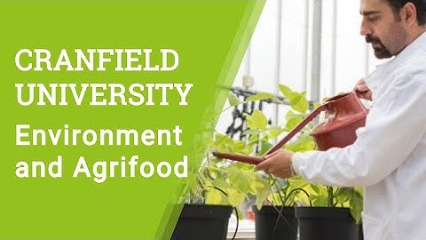 Environment and Agrifood at Cranfield University