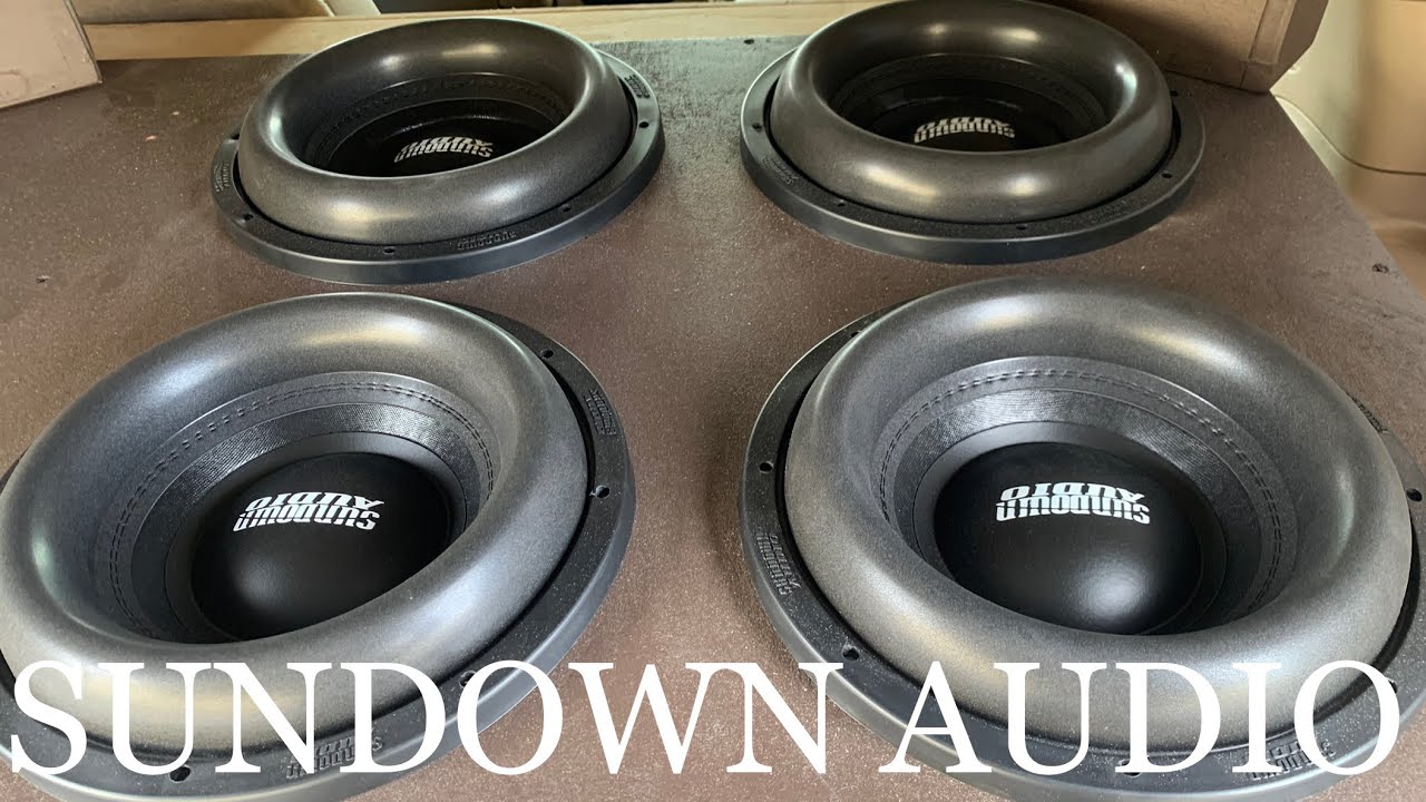 Sundown Audio X 12 Inch Subwoofers UNDERPOWERED! (1 month break in Demo
