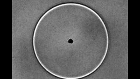 Shockwave created by bubble collapse illuminated with CAVILUX laser light