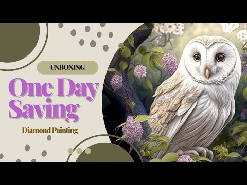 Unboxing A Wax Feeding Diamond Painting Pen From One Day Saving! 