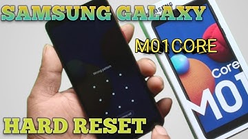 Samsung M01 CORE Pattern Unlock | M01 CORE Hard Reset