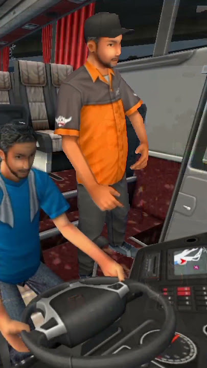 the bus driver seduces the girl selling odading #bussid