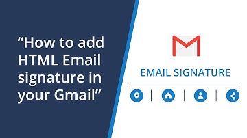 How to add Your html email signature in your gmail Account?