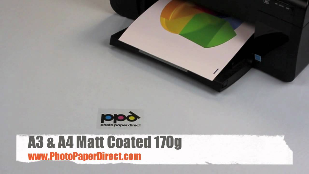 Ppd Inkjet Fotopapier Fur Tintenstrahldrucker Matt 170g Din A3 Von Photo Paper Direct De