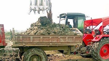 Case 851 machine 3 Huler Loading || Tractor Trakstar|| Mahindra 474||Jcb video