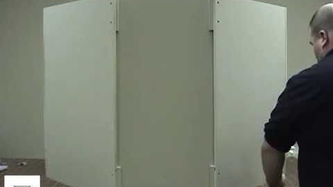 Corner Sink Base Cabinet Assembly