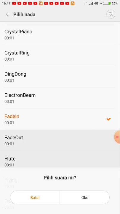 bunyi notifikasi/pesan xiaomi note 3