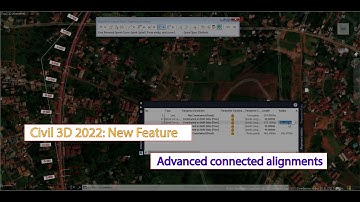 Civil 3d 2022 New Features Advanced Connected Alignments